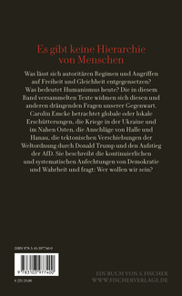 Zusatzmaterial 9783103977400 U4 von Respekt ist zumutbar: Texte zu unserer Gegenwart  von Carolin Emcke