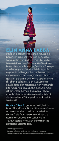 Zusatzmaterial KL 978 3 10 397677 9 hinten von Das Echo der Sommer: Roman von Elin Anna Labba