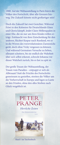 Zusatzmaterial KL 978 3 651 00125 1 vorne von Herrliche Zeiten - Dem Himmel so nah: Roman von Peter Prange