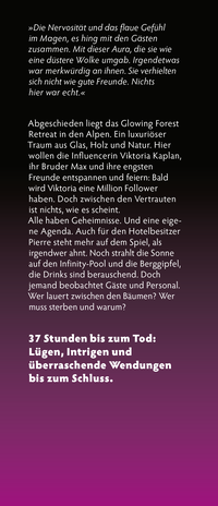 Zusatzmaterial KL 978 3 651 00128 2 vorne von Die Auszeit: Thriller von Emily Rudolf