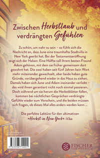 Zusatzmaterial 9783596714001 U4 von It’s Different This Time: Ein Herbst zum Verlieben von Joss Richard