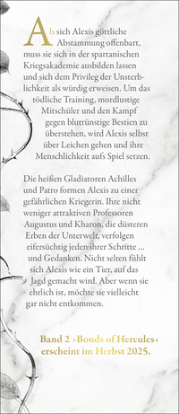 Zusatzmaterial KL 978 3 596 71242 7 vorne von Blood of Hercules: Berühre sie und stirb von Jasmine Mas
