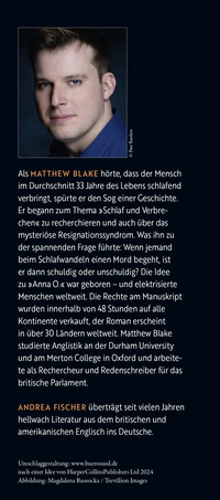Zusatzmaterial KL 978 3 651 00126 8 hinten von Anna O.: Thriller von Matthew Blake