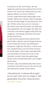 Zusatzmaterial KL 978 3 10 397483 6 vorne von Sodom: Macht, Homosexualität und Doppelmoral im Vatikan von Frédéric Martel