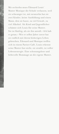 Zusatzmaterial KL 978 3 10 000064 4 vorne von Die Freiheit einer Frau von Édouard Louis