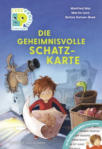 Buchcover von Leseprofis – Großbuchstaben: Die geheimnisvolle Schatzkarte, Erstes Lesen von Manfred Mai, Martin Lenz