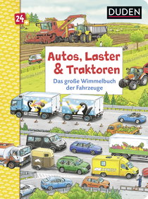 Buchcover von Cars, Trucks & Tractors: The Hidden Picture Book About Vehicles: Wimmeliges Bilderbuch für Kinder ab 2 Jahren