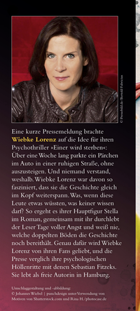 Zusatzmaterial KL 978 3 651 02541 7 hinten von Einer wird sterben: Psychothriller von Wiebke Lorenz