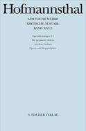 Buchcover von Ballette, Pantomimen, Filmszenarien von Hugo von Hofmannsthal