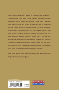 Zusatzmaterial 9783733508692 U4 von Rettet die Geparde!: Ein deutsch-englischer Kinderkrimi von Renate Ahrens, Sabine Völkers