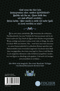 Zusatzmaterial 9783596706181 U4 von Vergissmeinnicht - Was man bei Licht nicht sehen kann von Kerstin Gier