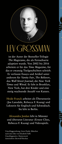 Zusatzmaterial KL 978 3 596 71181 9 hinten von The Bright Sword: Ein Artus-Roman von Lev Grossman