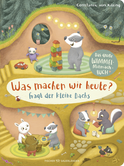 Buchcover von “What Are We Going to Do Today“ the Little Badger Asks: Das große Wimmel-Mitmachbuch