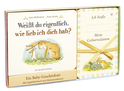 Buchcover von Weißt du eigentlich, wie lieb ich dich hab? Ein Baby-Geschenkset: Mit Pappbilderbuch und Meilensteinkarten von Sam McBratney