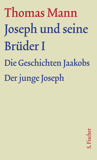Buchcover von Joseph und seine Brüder I: Text