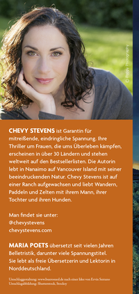 Zusatzmaterial KL 978 3 596 71303 5 hinten von Halt niemals an: Thriller von Chevy Stevens