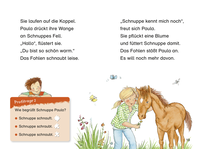 Zusatzmaterial PA 978 3 7373 3359 7 innen 002 von Duden Leseprofi – Ein Fohlen geht zur Schule, 1. Klasse: Kinderbuch für Erstleser ab 6 Jahren von Usch Luhn, Silke Voigt