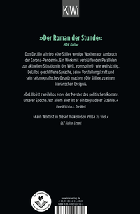 Zusatzmaterial 9783462002713 U4 von Die Stille: Roman. Mit einem aktuellen Essay von Don DeLillo