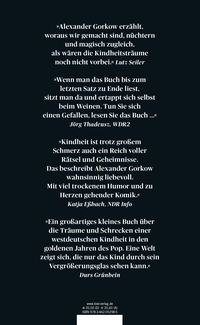 Zusatzmaterial 9783462052985 U4 von Die Kinder hören Pink Floyd: Roman von Alexander Gorkow