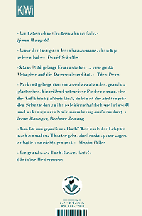 Zusatzmaterial 9783462004434 U4 von Sein oder Nichtsein: Roman von Klaus Pohl