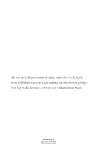 Zusatzmaterial 9783462053005 U4 von Wohin mit den Augen: Gedichte von Joachim Sartorius