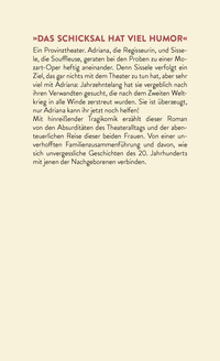 Zusatzmaterial 9783462051995 U4 von The Jewish Prompter: Roman von Adriana Altaras