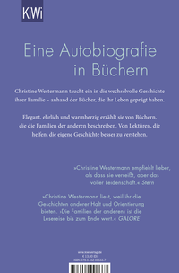 Zusatzmaterial 9783462006667 U4 von Die Familien der anderen: Mein Leben in Büchern von Christine Westermann