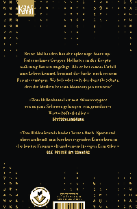 Zusatzmaterial 9783462054651 U4 von Montecrypto: Thriller von Tom Hillenbrand