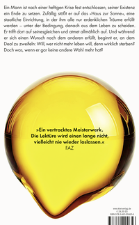 Zusatzmaterial 9783462004656 U4 von Haus zur Sonne: Roman von Thomas Melle