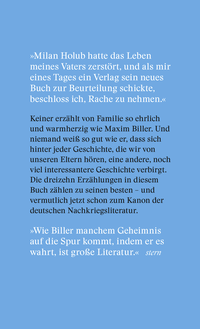 Zusatzmaterial 9783462054378 U4 von Sieben Versuche zu lieben: Familiengeschichten von Maxim Biller