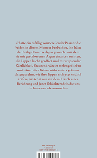 Zusatzmaterial 9783462002041 U4 von Liebe: Roman von Thomas Hettche