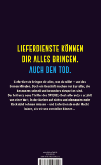 Zusatzmaterial 9783462006216 U4 von Lieferdienst: Roman von Tom Hillenbrand