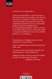 Zusatzmaterial 9783462039825 U4 von Brennende Kälte: Denglers vierter Fall von Wolfgang Schorlau