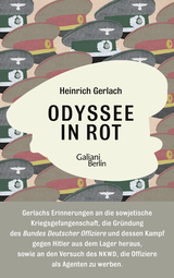 Buchcover von Odyssee in Rot: Bericht einer Irrfahrt. Herausgegeben und mit einem dokumentarischen Nachwort versehen von Carsten Gansel von Heinrich Gerlach
