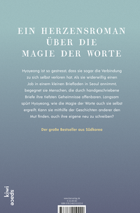 Zusatzmaterial 9783462010220 U4 von Der Briefladen, in dem die Zeit stillstand: Roman von Baek Seungyeon