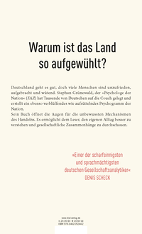 Zusatzmaterial 9783462052442 U4 von Wie tickt Deutschland?: Psychologie einer aufgewühlten Gesellschaft von Stephan Grünewald