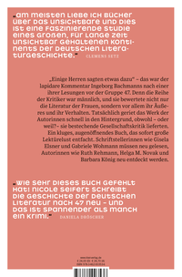 Zusatzmaterial 9783462003536 U4 von "Einige Herren sagten etwas dazu": Die Autorinnen der Gruppe 47 von Nicole Seifert