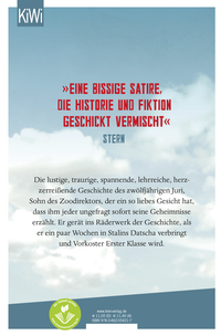 Zusatzmaterial 9783462054217 U4 von Die absolut wahre Geschichte von Juri dem Vorkoster: Roman von Christopher Wilson