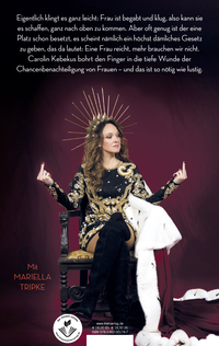 Zusatzmaterial 9783462001747 U4 von Es kann nur eine geben von Carolin Kebekus, Mariella Tripke