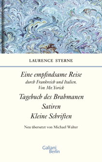 Buchcover von Empfindsame Reise, Tagebuch des Brahmanen, Satiren, kleine Schriften von Laurence Sterne