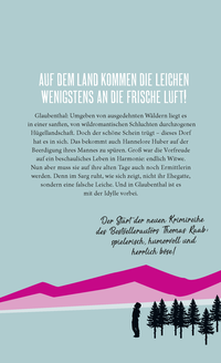Zusatzmaterial 9783462050950 U4 von Walter Has to Go – Mrs. Huber Investigates (The First Case): Frau Huber ermittelt. Der erste Fall von Thomas Raab