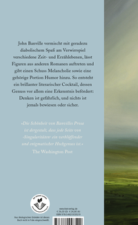 Zusatzmaterial 9783462003529 U4 von Singularitäten: Roman von John Banville