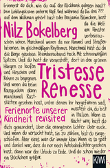 Buchcover von Tristesse Renesse von Nilz Bokelberg