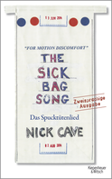 Buchcover von The Sick Bag Song: Das Spucktütenlied von Nick Cave