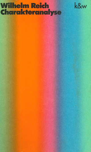 Buchcover von Charakteranalyse