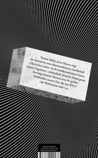 Zusatzmaterial 9783462002577 U4 von Das leichte Leben: Roman von Thomas Melle