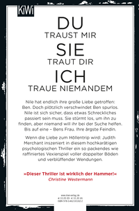 Zusatzmaterial 9783462001822 U4 von Breathe!: Thriller von Judith Merchant
