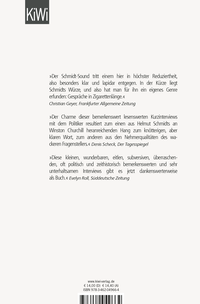 Zusatzmaterial 9783462049664 U4 von Auf eine Zigarette mit Helmut Schmidt von Helmut Schmidt, Giovanni di Lorenzo