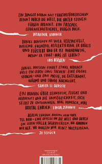 Zusatzmaterial 9783462007831 U4 von Brennen: Roman von Daniel Donskoy
