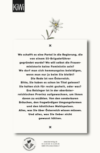 Zusatzmaterial 9783462054637 U4 von Was geht, Österreich?: Eine Landjugend mit Wodkabull und dem Herrgott von Eva Reisinger